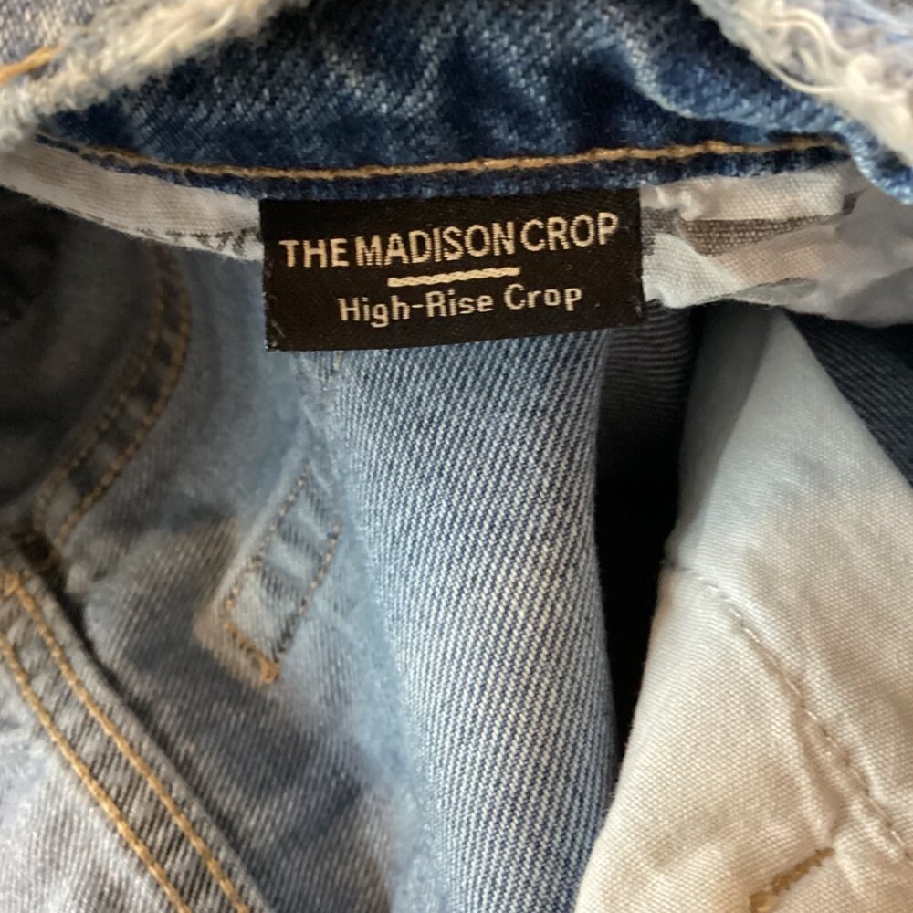BLANKNYC Womens Jeans Size 29 High-Rise Madison Crop Distressed Denim - Picture 8 of 9